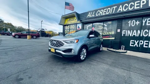 Silver 2020 FORD EDGE TITANIUM for sale in Valparaiso, IN
