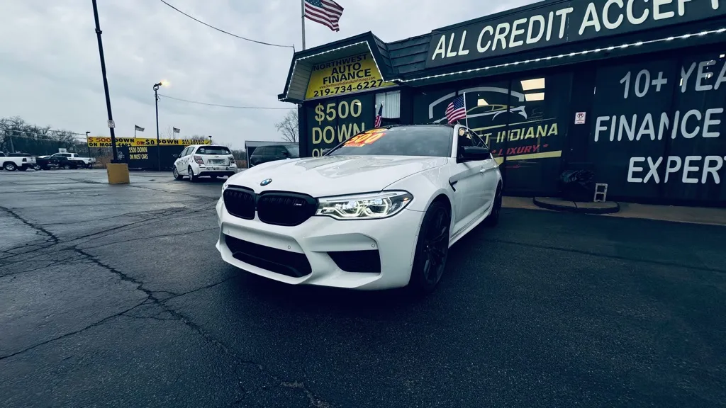 White 2019 BMW M5 COMPETITION for sale in Valparaiso, IN