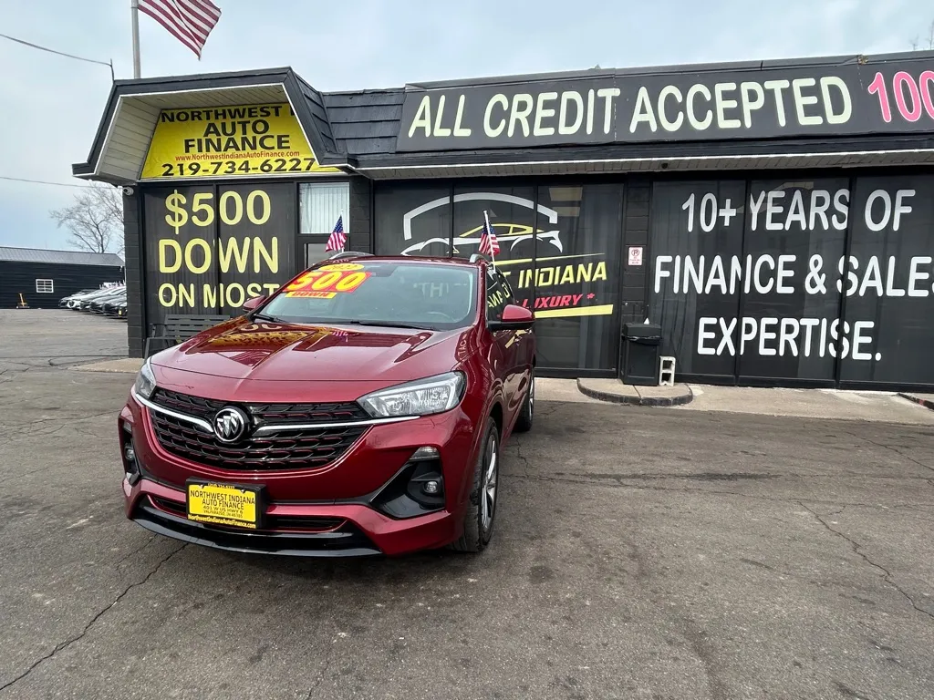 Red 2022 BUICK ENCORE GX PREFERRED for sale in Valparaiso, IN