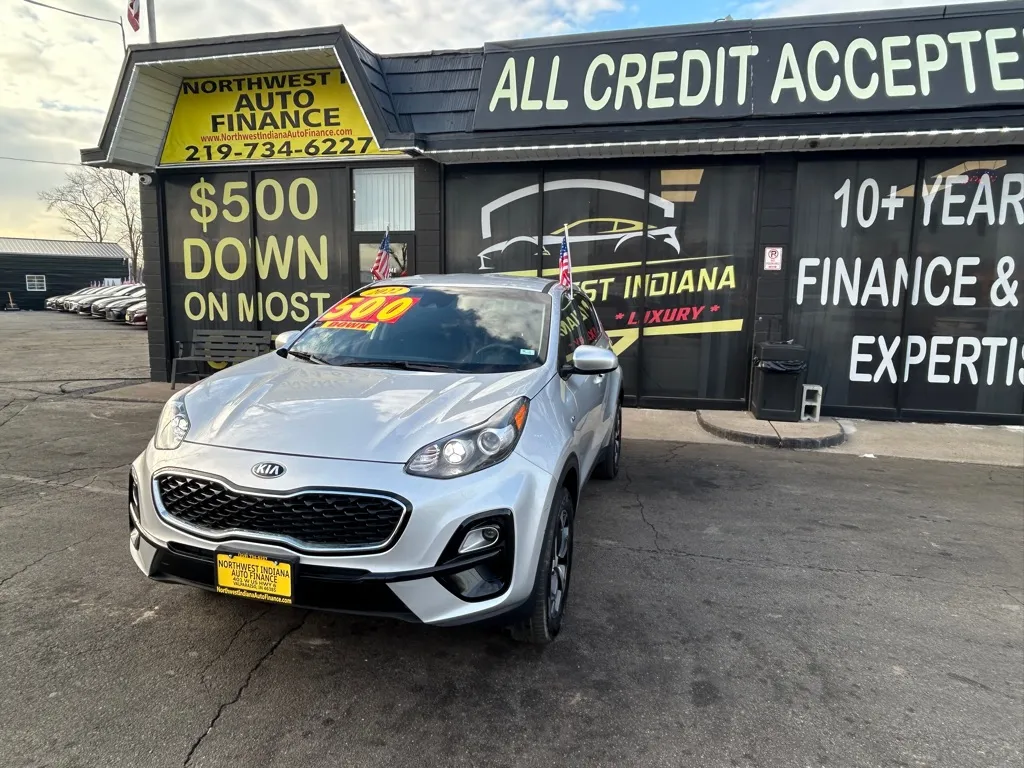 Silver 2022 KIA SPORTAGE LX for sale in Valparaiso, IN