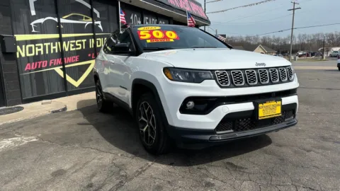 White 2025 JEEP COMPASS LIMITED for sale in Valparaiso, IN