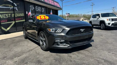 Gray 2017 FORD MUSTANG V6 for sale in Valparaiso, IN