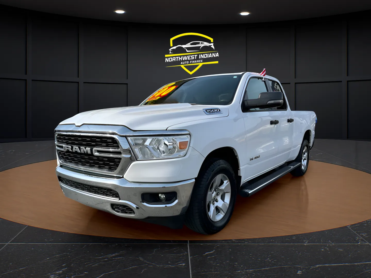 White 2023 RAM 1500 BIG HORN/LONE STAR for sale in Valparaiso, IN