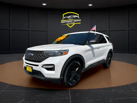 White 2021 FORD EXPLORER XLT for sale in Valparaiso, IN