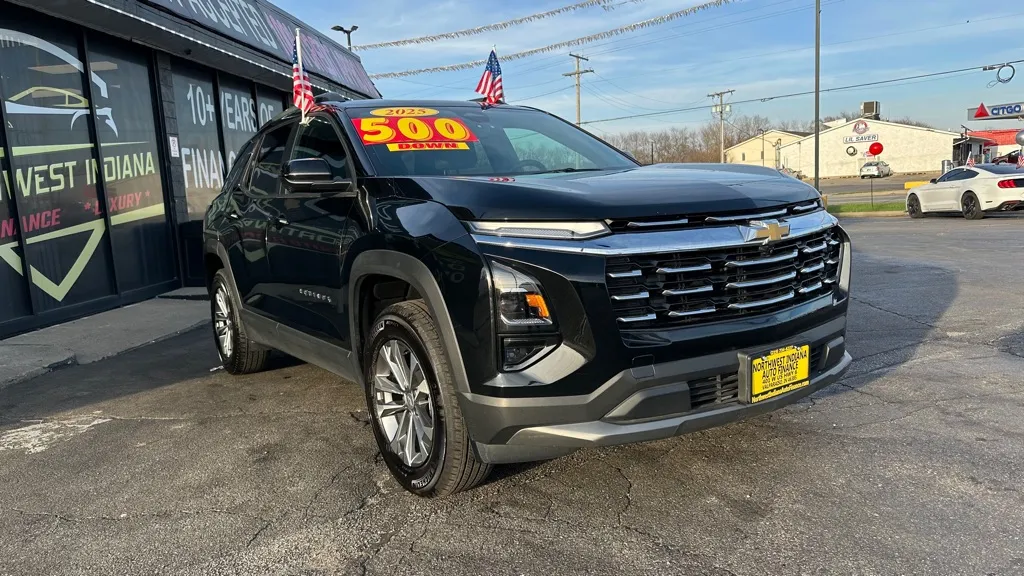 Black 2025 CHEVROLET EQUINOX LT for sale in Valparaiso, IN