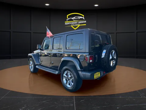 Another view of 2020 JEEP WRANGLER UNLIMI SAHARA for sale in Valparaiso, IN at NWI AUTO FINANCE Valparaiso