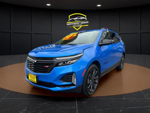 Blue 2024 CHEVROLET EQUINOX RS for sale in Valparaiso, IN
