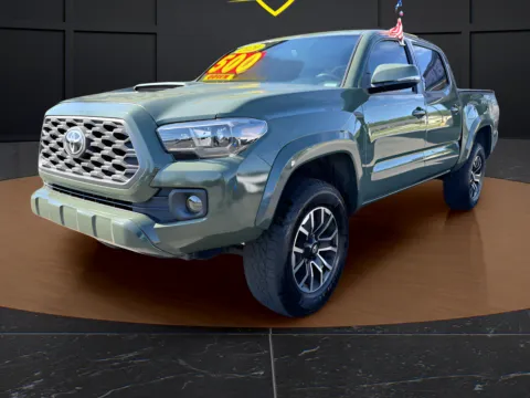 Green 2021 TOYOTA TACOMA DOUBLE CAB for sale in Valparaiso, IN