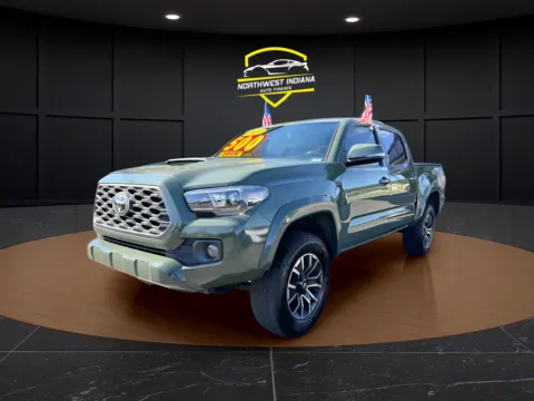 Green 2021 TOYOTA TACOMA DOUBLE CAB for sale in Valparaiso, IN