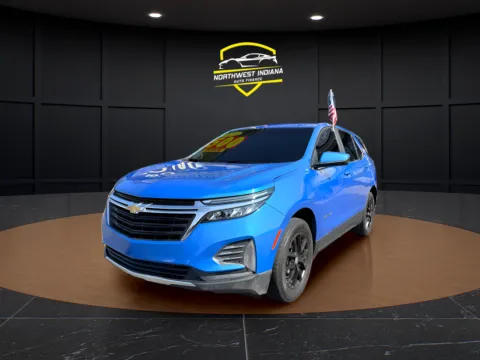 Blue 2024 CHEVROLET EQUINOX LT for sale in Valparaiso, IN