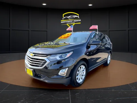 Black 2020 CHEVROLET EQUINOX LT for sale in Valparaiso, IN