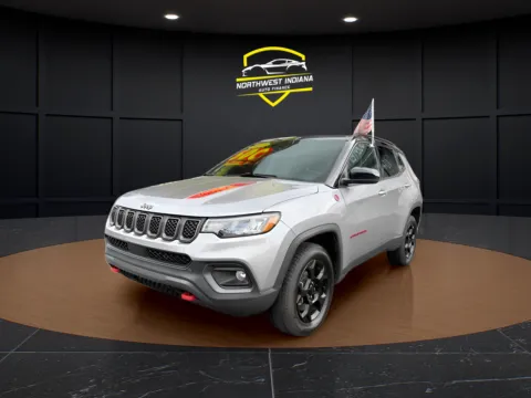 Silver 2023 JEEP COMPASS TRAILHAWK for sale in Valparaiso, IN