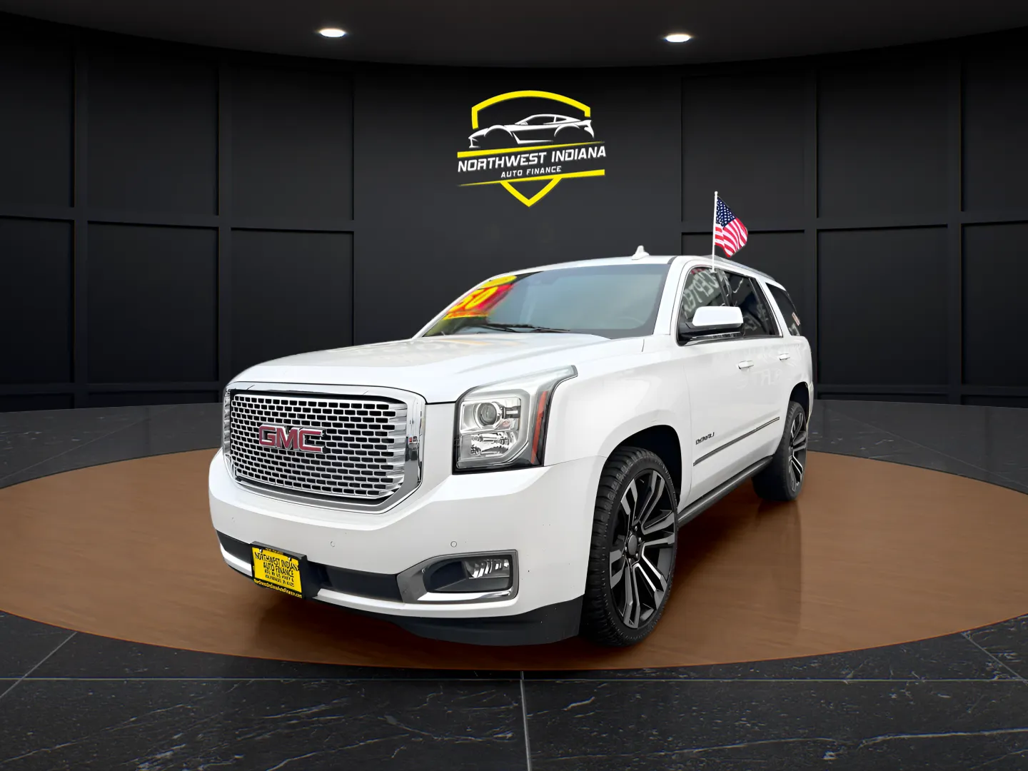 White 2016 GMC YUKON DENALI for sale in Valparaiso, IN