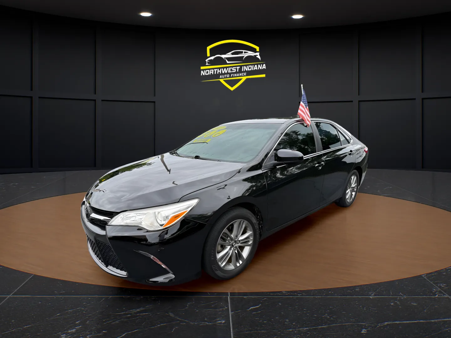 Black 2017 TOYOTA CAMRY LE for sale in Valparaiso, IN