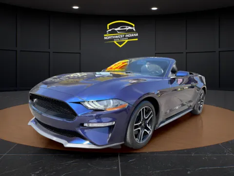 Blue 2020 FORD MUSTANG ECOBOOST for sale in Valparaiso, IN