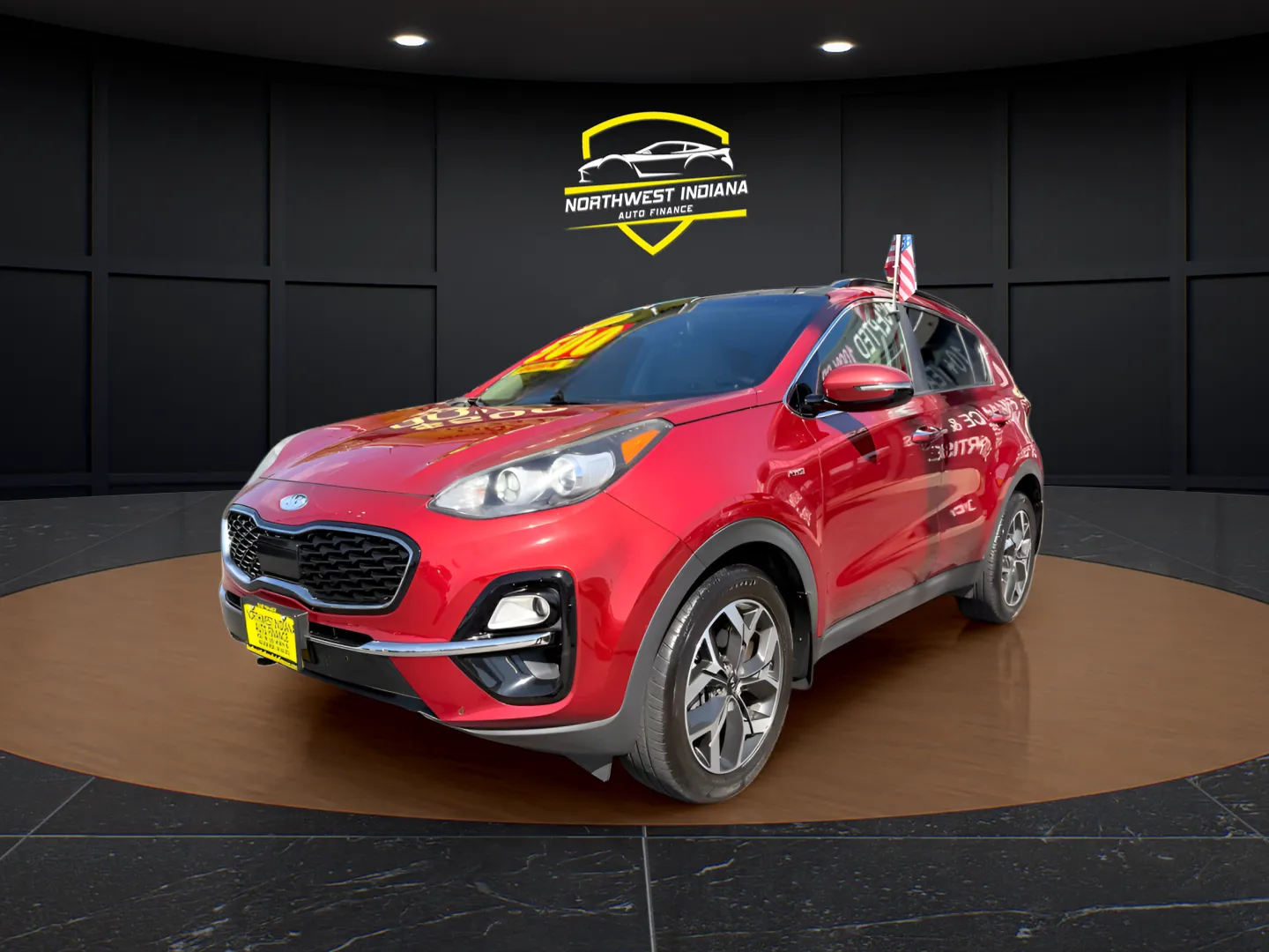 Red 2020 KIA SPORTAGE EX TECHNOLOGY for sale in Valparaiso, IN
