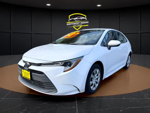 White 2023 TOYOTA COROLLA LE for sale in Valparaiso, IN