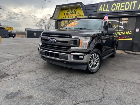 Red 2019 FORD F-150 SUPERCREW XLT for sale in Valparaiso, IN