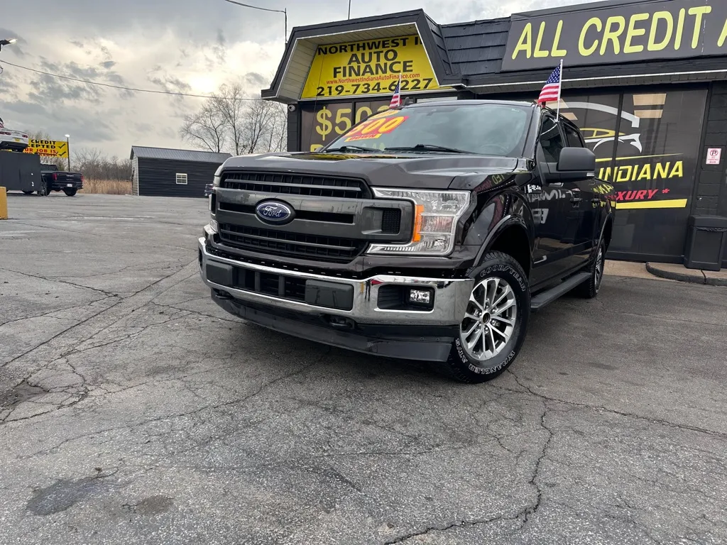 Red 2019 FORD F-150 SUPERCREW XLT for sale in Valparaiso, IN
