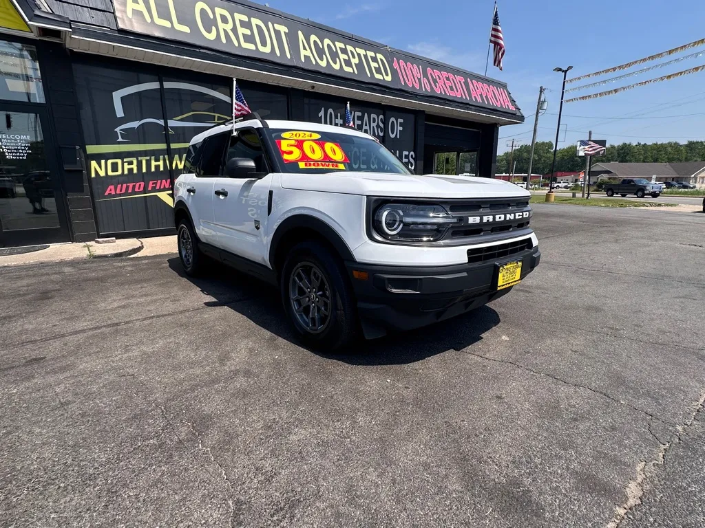 White 2024 FORD BRONCO SPORT BIG BEND for sale in Valparaiso, IN