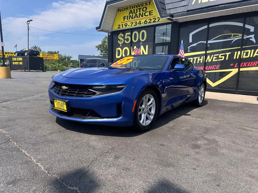 Blue 2022 CHEVROLET CAMARO LS for sale in Valparaiso, IN