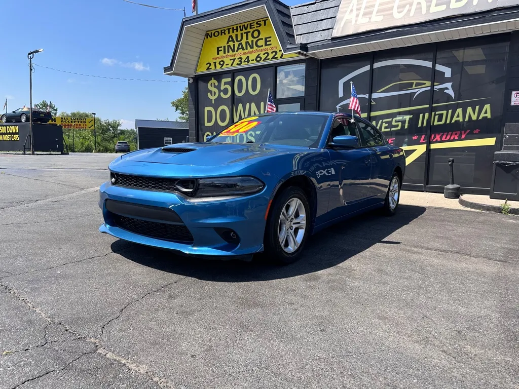 Blue 2022 DODGE CHARGER SXT for sale in Valparaiso, IN