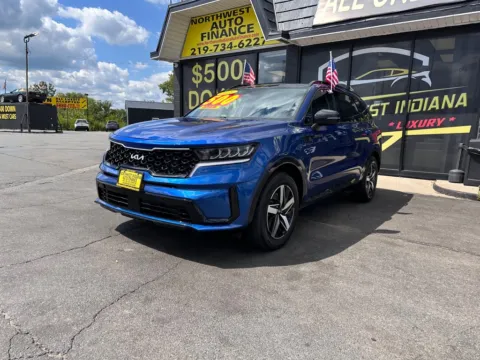 Blue 2021 KIA SORENTO S for sale in Valparaiso, IN