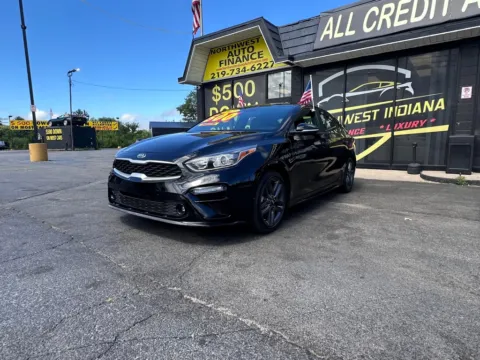 Black 2021 KIA FORTE GT LINE for sale in Valparaiso, IN