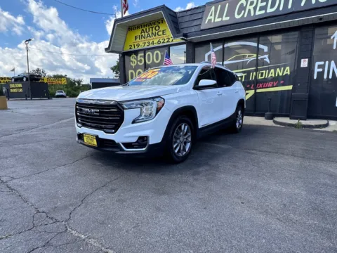 White 2022 GMC TERRAIN SLT for sale in Valparaiso, IN