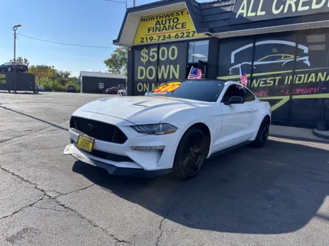 White 2021 FORD MUSTANG ECOBOOST for sale in Valparaiso, IN