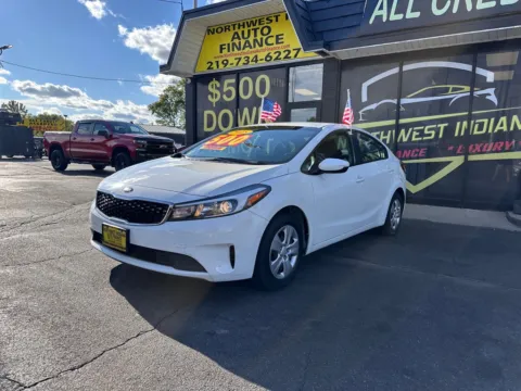White 2018 KIA FORTE LX for sale in Valparaiso, IN
