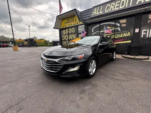 Black 2022 CHEVROLET MALIBU LS for sale in Valparaiso, IN