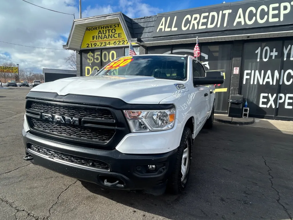 White 2022 RAM 1500 TRADESMAN for sale in Valparaiso, IN