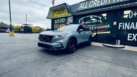 Gray 2024 HONDA CR-V HYBRID SPORT-L for sale in Valparaiso, IN