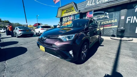 Black 2018 TOYOTA RAV4 XLE for sale in Valparaiso, IN