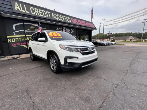 White 2021 HONDA PILOT EX for sale in Valparaiso, IN