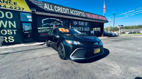 Black 2023 TOYOTA CAMRY LE for sale in Valparaiso, IN