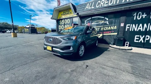 Gray 2023 FORD EDGE SEL for sale in Valparaiso, IN