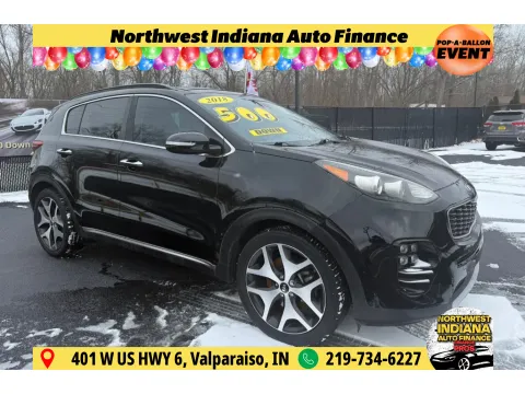 Black 2018 KIA SPORTAGE SX for sale in Schererville, IN