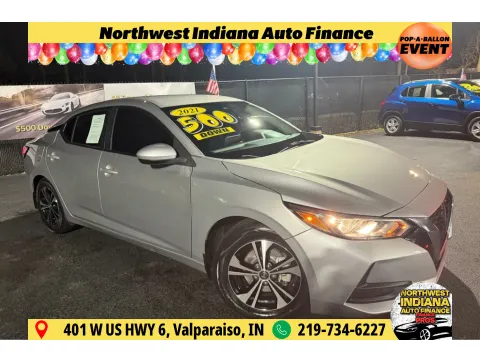 Silver 2021 NISSAN SENTRA SV for sale in Schererville, IN