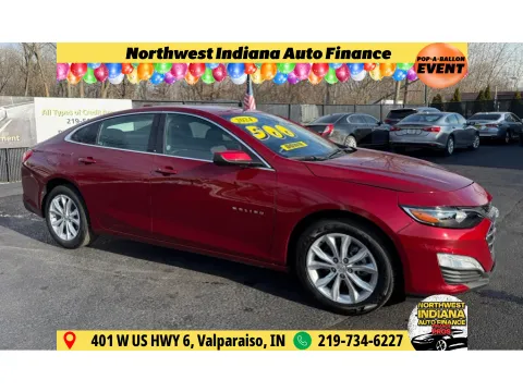 Red 2024 CHEVROLET MALIBU LT for sale in Schererville, IN