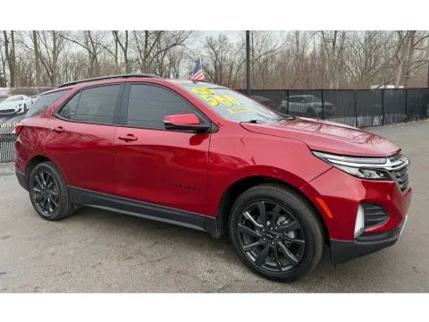 Red 2022 CHEVROLET EQUINOX RS for sale in Schererville, IN