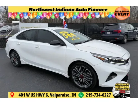 White 2022 KIA FORTE GT for sale in Schererville, IN