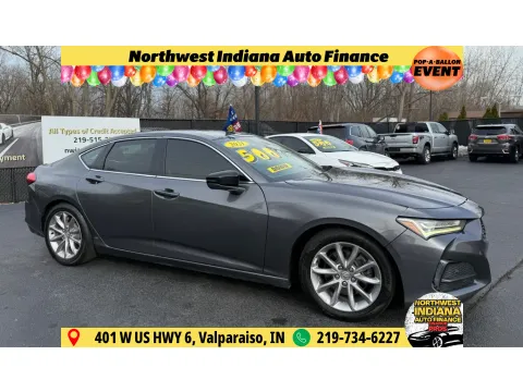 Gray 2021 ACURA TLX BASE for sale in Schererville, IN