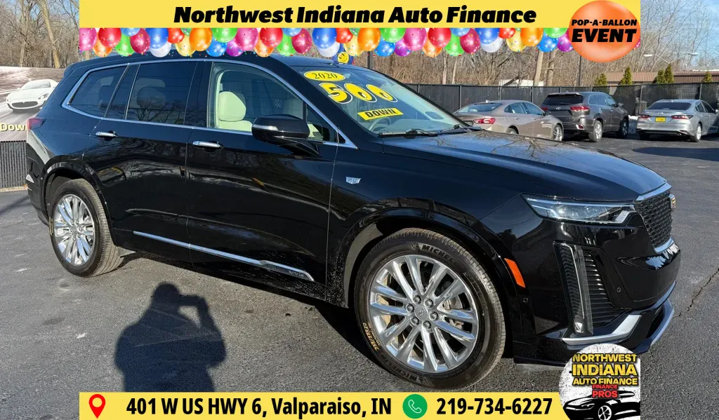 Black 2020 CADILLAC XT6 PREMIUM LUXURY for sale in Schererville, IN