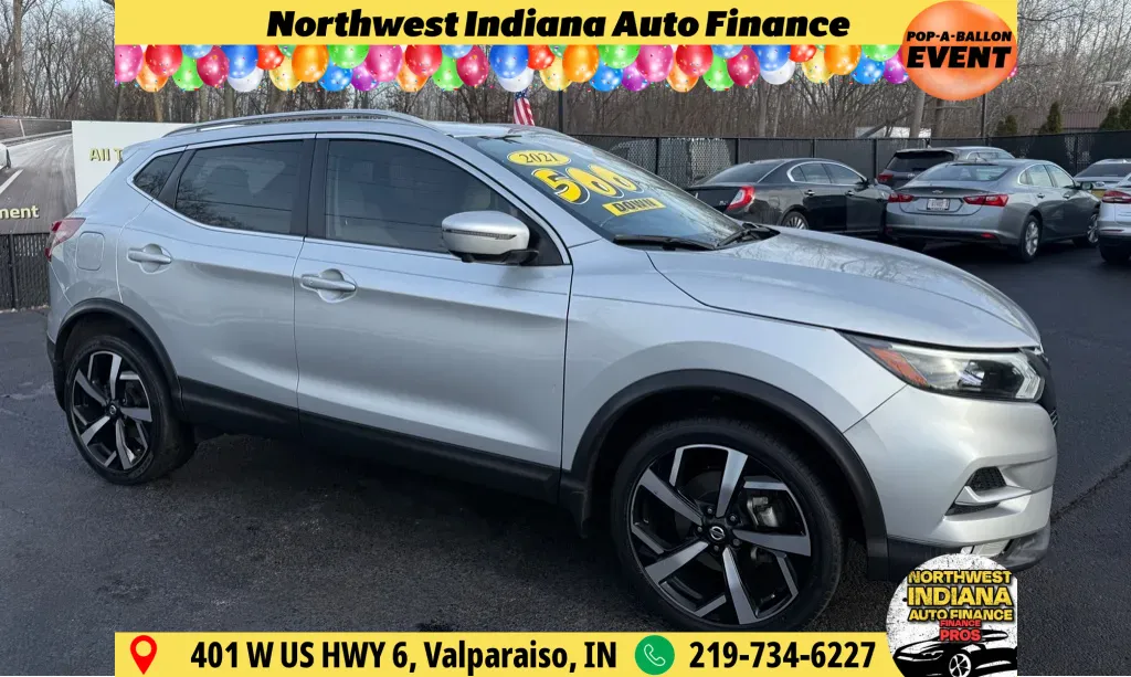 Silver 2021 NISSAN ROGUE SPORT SL for sale in Schererville, IN