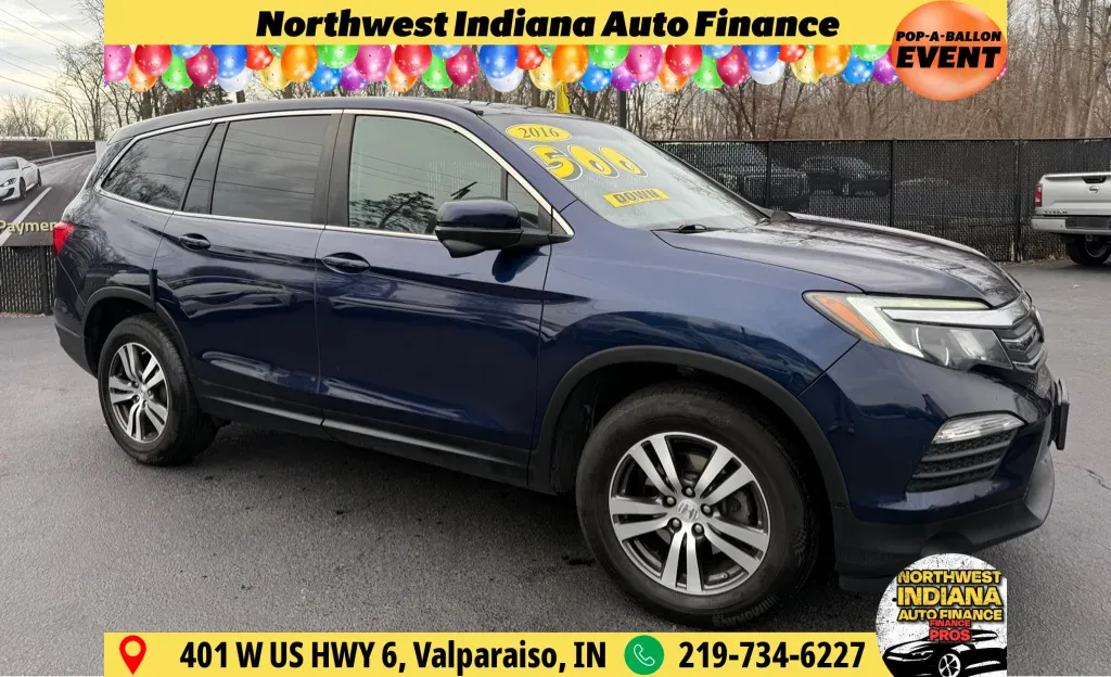 Blue 2016 HONDA PILOT EXL for sale in Schererville, IN