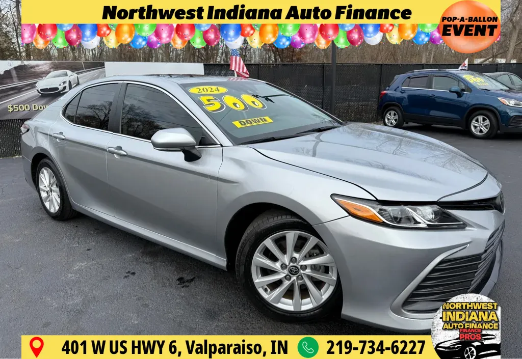 Silver 2024 TOYOTA CAMRY LE for sale in Schererville, IN