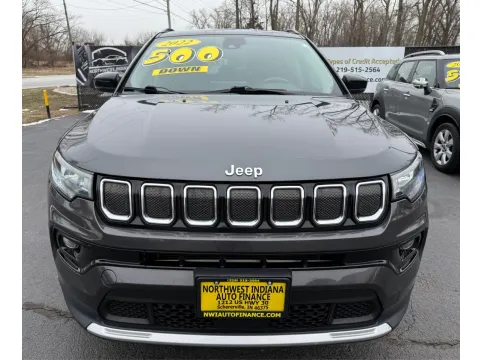 Photos of 2022 JEEP COMPASS LIMITED for sale in Schererville, IN at NWI Auto Finance Schererville
