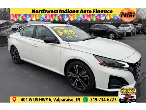 White 2024 NISSAN ALTIMA 2.5 SR for sale in Schererville, IN